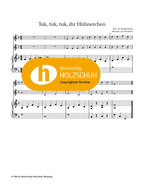 Tuk, tuk, tuk, ihr Hühnerchen